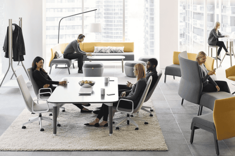 open office floor plan