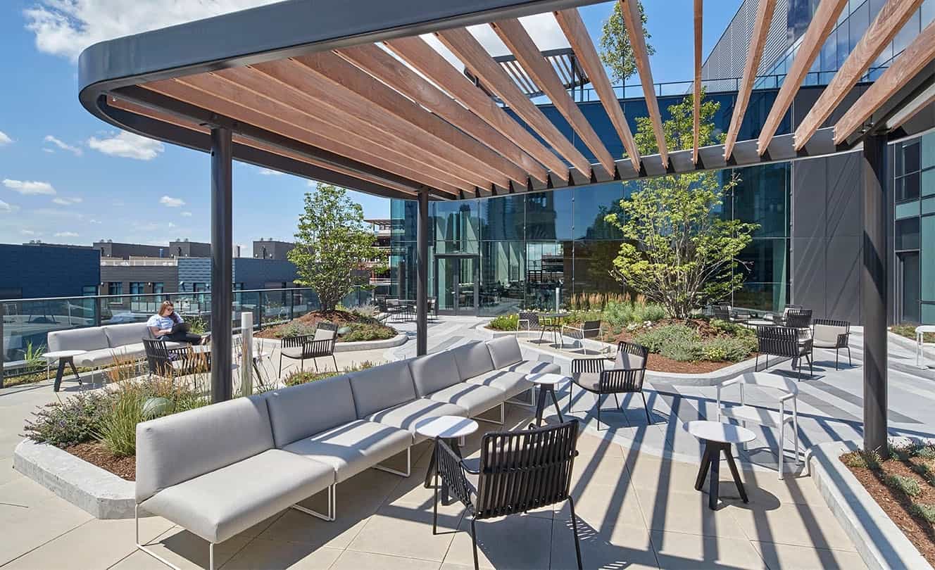 Using Outdoor Office Furniture to Create an Oasis for Workers